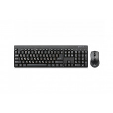 Клавиатура тихая + мышка 1000 dpi REAL-EL Standard 503 Kit Черная