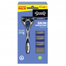 Бритва Wilkinson Sword Hydro 5 Clampack + 4 сменные картриджи (4027800216505)