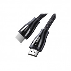 Кабель мультимедийный HDMI M to HDMI M 2.0m braided HD140 black Ugreen (80403)