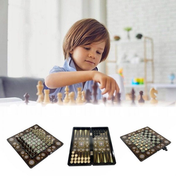 Набор настольных игр "Шахматы 3 в 1" Set3 NE-SP-SET-14 нарды, шашки, 40х40 см Набор настольных игр "Шахматы 3 в 1" Set3 NE-SP-SET-14 нарды, шашки, 40х40 см