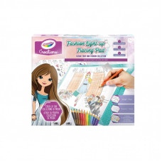 Набор для творчества Crayola Доска для рисования с подсветкой Fashion с карандашами (25-5980)