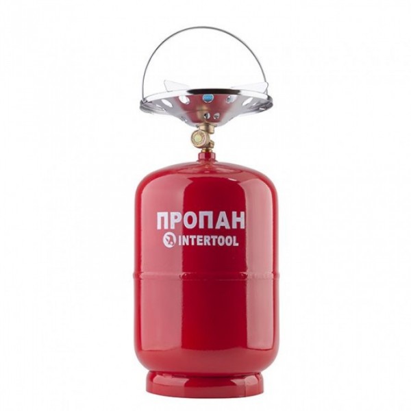 Комплект газовый баллон кемпинговый 12 л. INTERTOOL GS-0012 (107510)