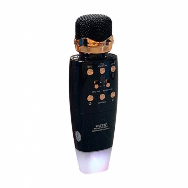 Караоке микрофон + портативная беспроводная колонка 2 в 1 Bluetooth Wster WS-2011 Черный (135510) Караоке микрофон + портативная беспроводная колонка 2 в 1 Bluetooth Wster WS-2011 Черный (135510)