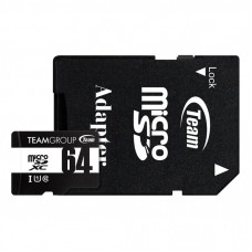 Карта памяти Team 64Gb microSDXC class 10 (TUSDX64GCL10U03)