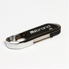 USB флеш накопитель Mibrand 4GB Aligator Grey USB 2.0 (MI2.0/AL4U7G)