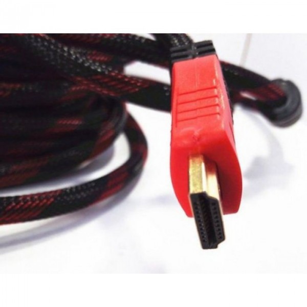 Кабель HDMI HDMI 5m усиленный в обмотке 5м шнур (38610) Кабель HDMI HDMI 5m усиленный в обмотке 5м шнур (38610)