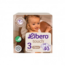 Подгузники Libero Touch Розмір 3 (5-9 кг) 40 шт (7310361147867)