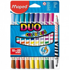 Набор для творчества Maped Фломастеры Color Peps Duo (10 шт./20 цветов) (MP.847010)