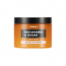 Скраб для тела Kundal Macadamia&Sugar Body Scrub Pink Grapefruit 550 г (8809568749039)