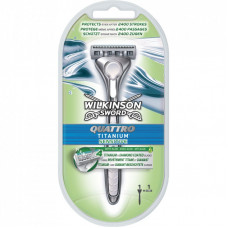 Бритва Wilkinson Sword Quattro Titanium Sensitive (4027800536269)