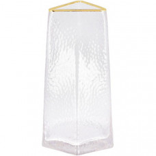 Ваза скляна Ancient Glass "Elegant" Ø13x22см, прозоре скло (112320)