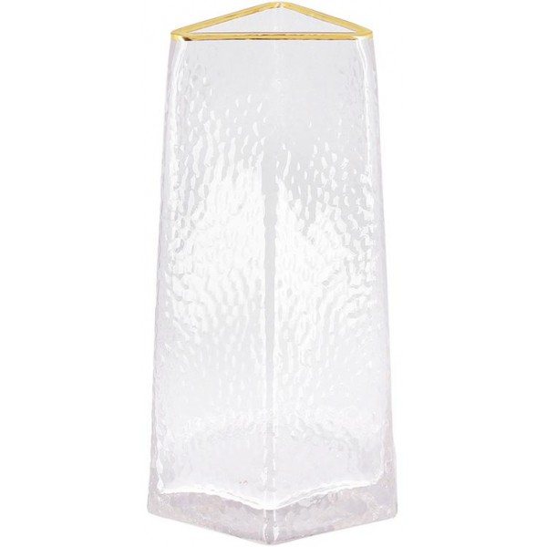 Ваза скляна Ancient Glass "Elegant" Ø13x22см, прозоре скло (112320)