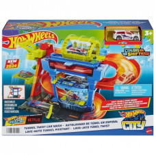 Автотрек Hot Wheels City Автомойка: Бешеные виражи (HTN80)