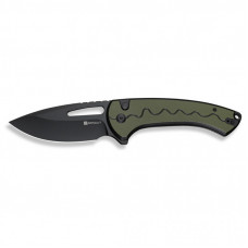 Нож Sencut Squiggy, Black/Green G10, Darkwash (S24082A-2)