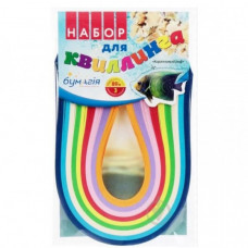 Набор бумаги цветной для квиллинга "Море" Kvil-more-5mm-30cm
