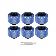 Фитинг для СЖО ThermalTake Pacific C-Pro G1/4 PETG 16mm OD Fitting Kit - Blue (CL-W210-CU00BU-B)