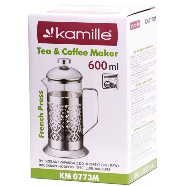 Френч-прес Kamille Frances 600мл (110520) Френч-прес Kamille Frances 600мл (110520)