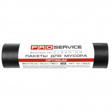 Пакеты для мусора PRO service Optimum LD Черные 160 л 10 шт. (4823071624120)