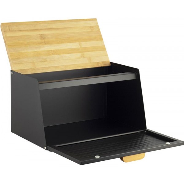 Хлібниця Ofenbach Breadbox 35.5х21.5х19.5см, нержавіюча сталь, чорний (109620)