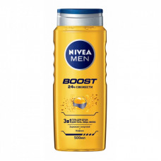 Гель для душа Nivea Men Boost 3в1 с кофеином 500 мл (4005900824486)