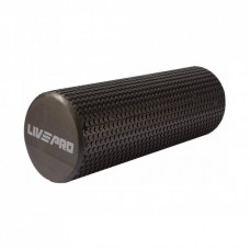 Масажный ролик LivePro Foam Roller LP8230-45 чорний Уні 45 х 15см (6951376101164)