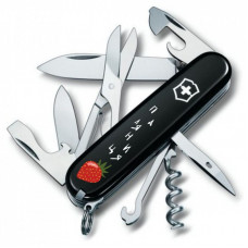 Нож Victorinox Climber Ukraine Black "Паляниця" (1.3703.3_T1300u)