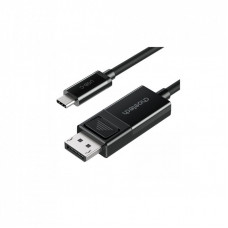 Кабель мультимедийный USB-C to DisplayPort 1.8m 8K 30Hz Choetech (XCP-1803-BK)