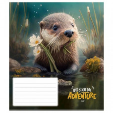 Тетрадь ученическая "Adventure" 012-3291K-3 в клетку, 12 листов
