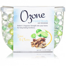 Освежитель воздуха Ozone Crystal Beads Кристаллический на основе геля Лайм и гвоздика 150 г (4770416340552)