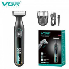 Электробритва VGR V-360 шейвер для влажного и сухого бритья, 1 насадка, IPX6, LED дисплей (119230)