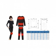 Термобелье с подогревом 2E eFiber for Women Black L (2E-HUEFWL-BK)