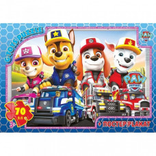 Детский пазл "Paw Patrol" PW08912 плакат 70 элементов