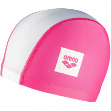 Шапка для плавания Arena Unix II JR 002384-105 рожевий, білий Діт OSFM (3468336220818)