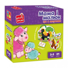 Детская настольная игра "Мама и малыш" VT2100-14 с липучками
