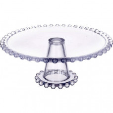 Блюдо тортівниця "Bauble Glass" Ø21см скляне на ніжці (111340)