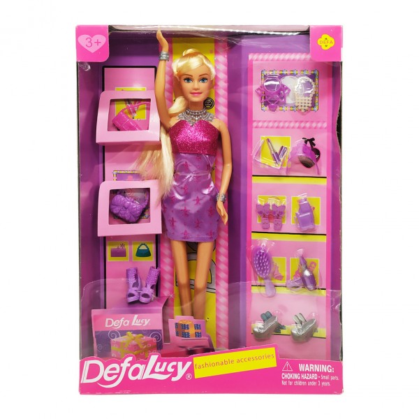 Кукла типа Барби Defa Lucy 8233 с аксессуарами (Вид A)
