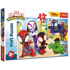 Пазл Trefl Maxi Spiderman Спайди и его друзья 24 элемента (5900511143485)