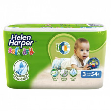 Подгузники Helen Harper Soft&Dry Midi 6-10 кг 54 шт (5411416060116)