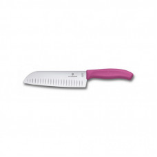 Кухонный нож Victorinox SwissClassic Santoku 17 см Pink (6.8526.17L5B)