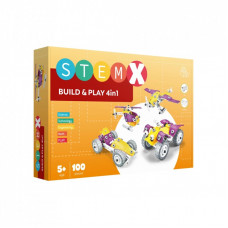 Конструктор Stem с болтами Build&Play 4 в 1 на 100 деталей (3858894673308)