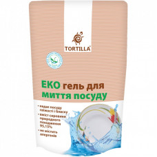 Средство для ручного мытья посуды Tortilla Эко гель запаска 500 мл (4820178060974)