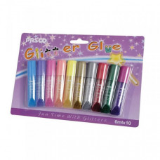 Глиттерный клей с блестками "Glitter" F-012, 10 цветов