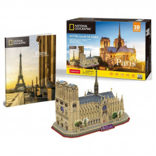 Пазл Cubic Fun Трехмерный пазл National geographic Нотр-Дам-де-Пари (DS0986h)
