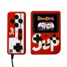 Игровая консоль приставка с дополнительным джойстиком dendy SEGA 400 игр 8 Bit SUP Game Красный (107250)