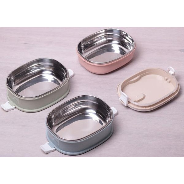 Ланч-бокс Kamille Food Box 3 ємності по 700 мл, 20х14.5х18.5см (114250)