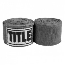 Бинт для спорта Title Boxing Select 180" Semi Elastic Mexican 4.5м Grey (SMHW XL GR)