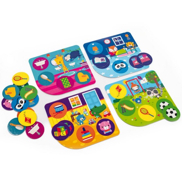 Игра настольная "Fisher Price. Лото. Мой день" VT2910-02, 4 игральных поля Игра настольная "Fisher Price. Лото. Мой день" VT2910-02, 4 игральных поля