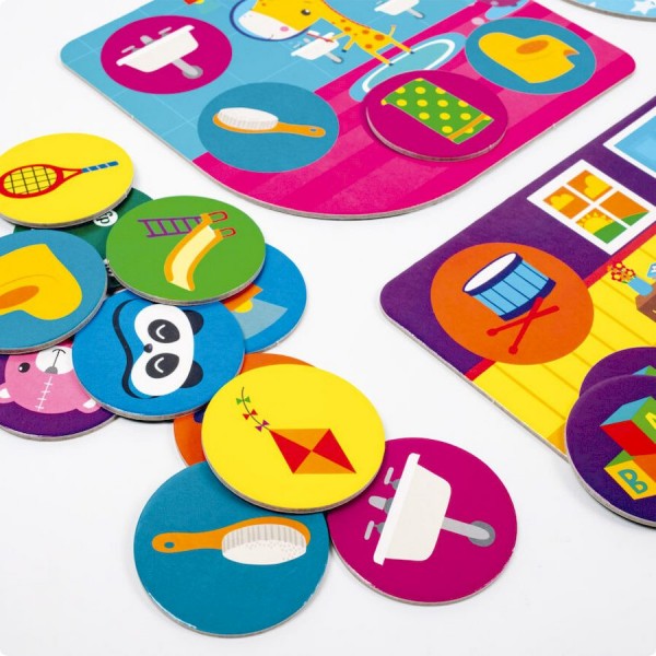 Игра настольная "Fisher Price. Лото. Мой день" VT2910-02, 4 игральных поля Игра настольная "Fisher Price. Лото. Мой день" VT2910-02, 4 игральных поля