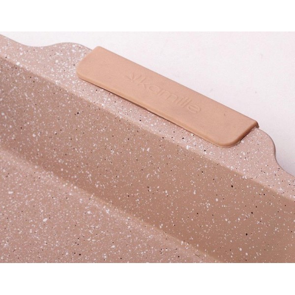Форма для випічки Kamille Marble 30.3х26.7х6см з силіконовими ручками (38950) Форма для випічки Kamille Marble 30.3х26.7х6см з силіконовими ручками (38950)