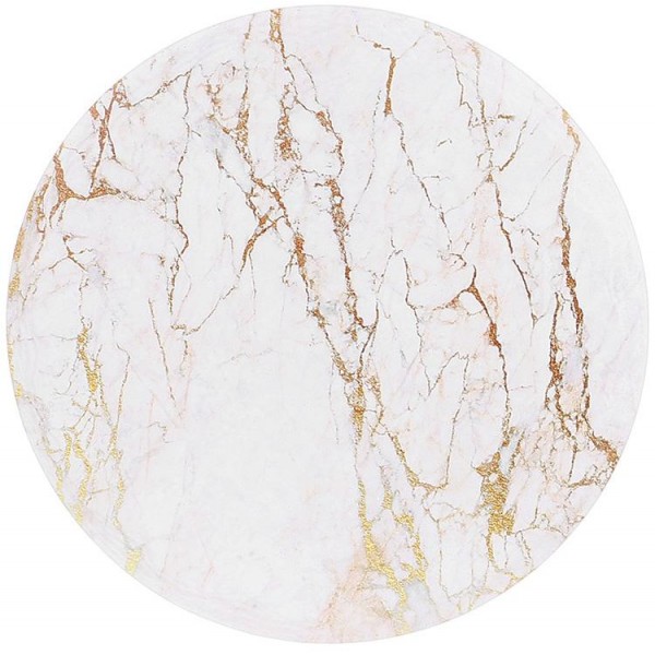 Підставка під гаряче керамічна "Golden White Marble" Ø16см на пробковій основі (112160)